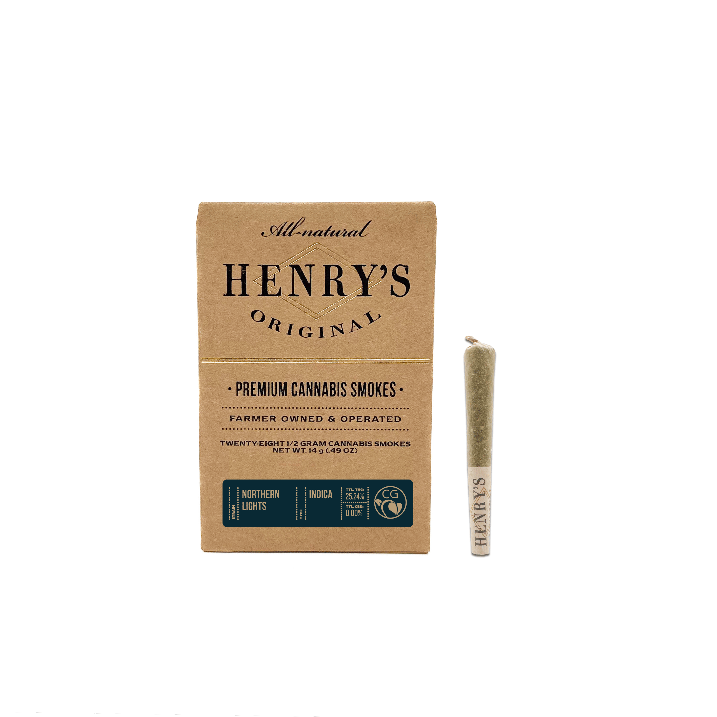 Henry's Original - Henry's Original | Northern Lights | Joints | 0.5g each | 28pk - 1