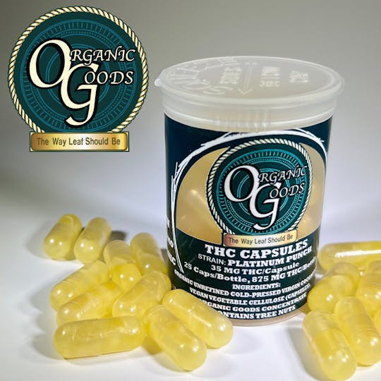 Organic Goods - Organic Goods THC Capsules Platinum Punch 875 MG - 1