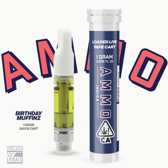 AMMO - Birthday Muffinz - Loaded Live™ Resin Cart (1g) - 1