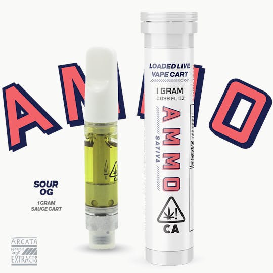 AMMO - Sour OG - Loaded Live™ Resin Cart (1g) - 1