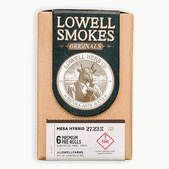 Lowell Herb Co. - Lowell Smokes | 3.5g Pre-Roll Pack | The Mesa Hybrid - 1
