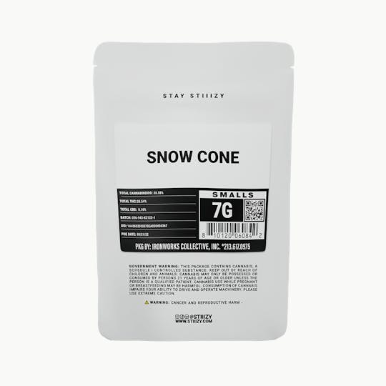 STIIIZY - - SNOW CONE - 7G White Label Mylar - 1