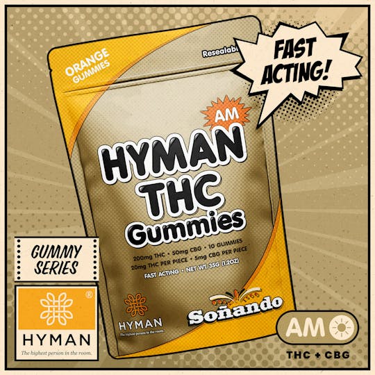 HYMAN - Soñando | AM • Fast Acting 200mg Gummies | HYMAN | REC - 1