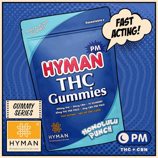 HYMAN - Honolulu Punch | PM • Fast Acting 200mg Gummies | HYMAN | MED - 1