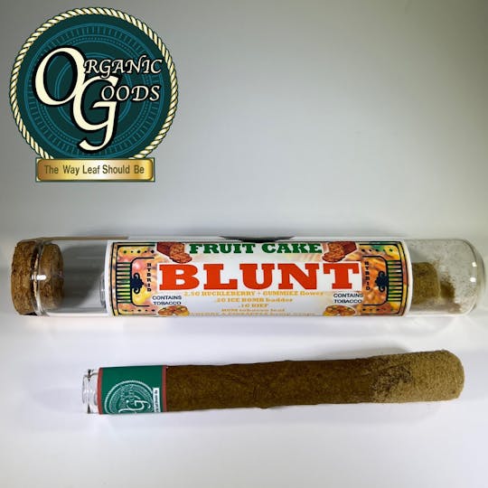 Organic Goods - Organic Goods Fruit Cake Blunt Dipped in Badder & Kief 2.8 G - 1