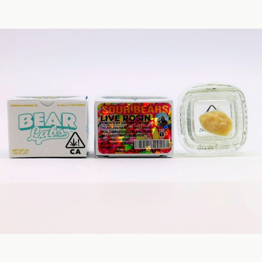 Bear Labs - Sour Bears T1 Live Rosin - 1g - 1