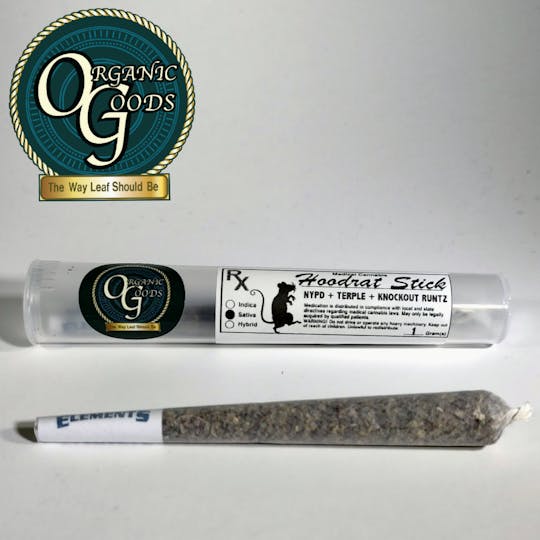 Organic Goods - Organic Goods Pre-Roll Hoodrat Stick 1 G - 1