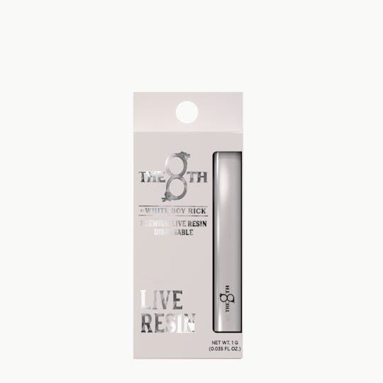The 8th by White Boy Rick - Animal Mints - 1G LIVE RESIN Disposable Vape - 1
