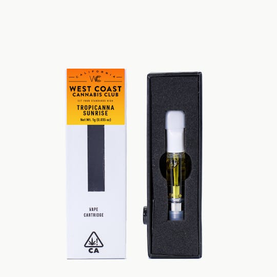 West Coast Cannabis Club - WCCC | Tropicana Sunrise Cartridge 1g - 1