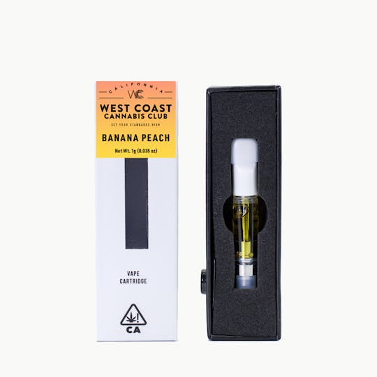 West Coast Cannabis Club - WCCC | Banana Peach Cartridge 1g - 1