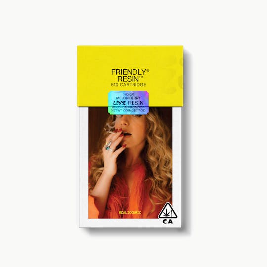 Friendly Brand - Melon Berry 1g Live Resin Cartridge - 1