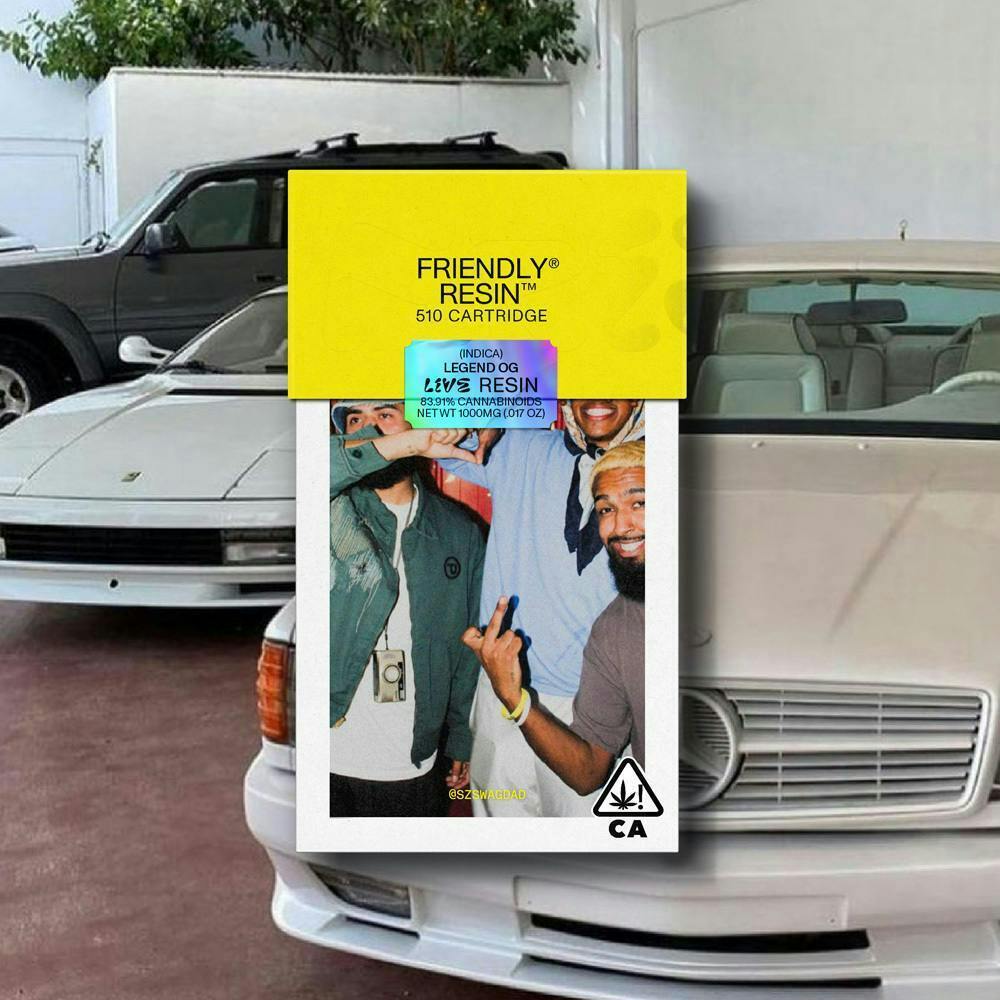 Friendly Brand - Friendly Brand | Legend OG | Live Resin Cartridge | 1g - 1
