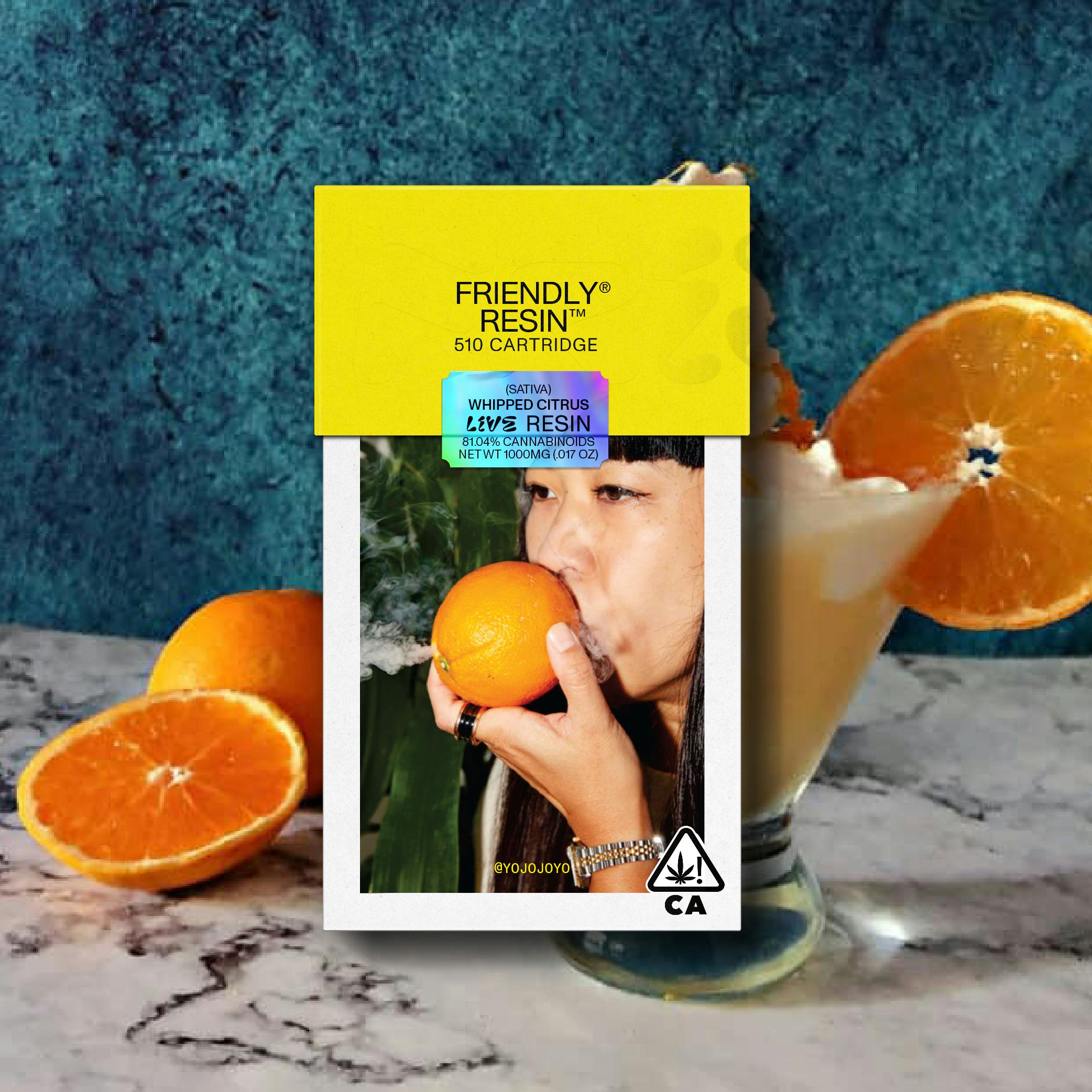 Friendly Brand - Whipped Citrus | Sativa | 1g Live Resin Cartridge - 1