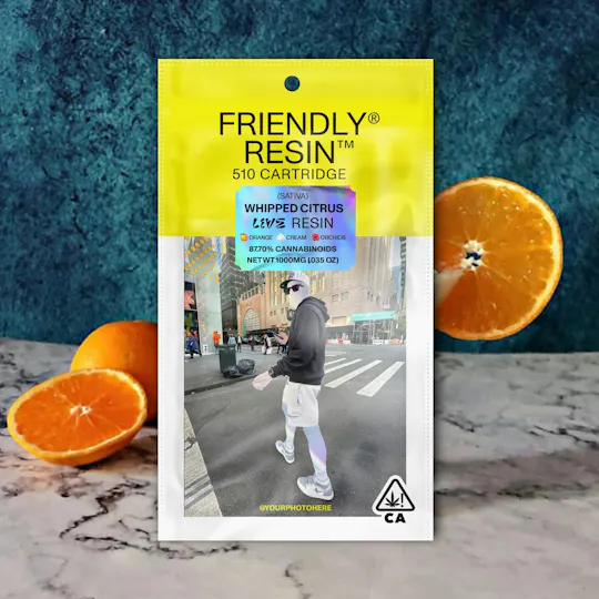 Friendly Brand - Friendly Brand | Whipped Citrus | Live Resin Cartridge | 1g - 1