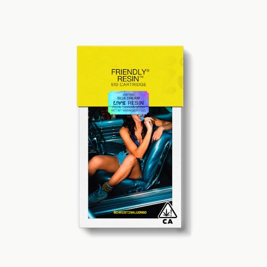 Friendly Brand - Blue Dream 1g Live Resin Cartridge - 1