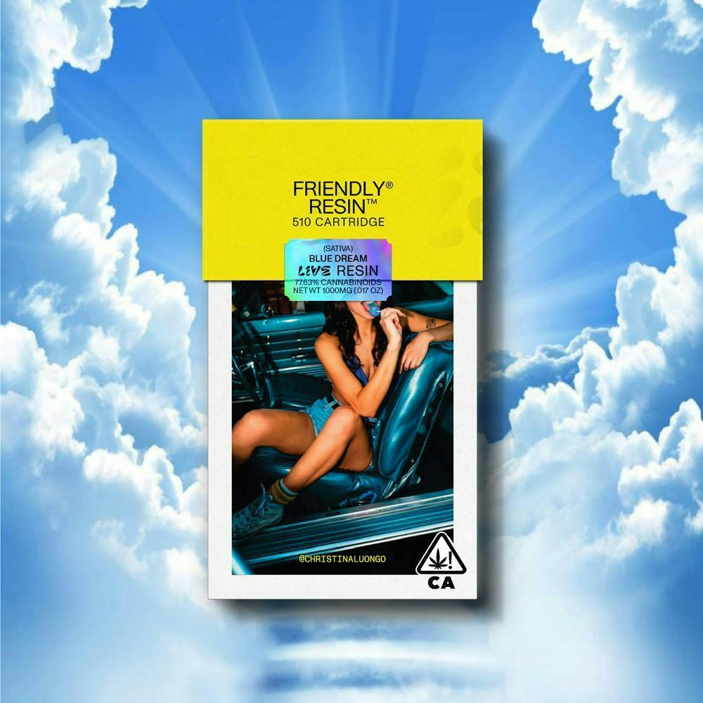 Friendly Brand - Friendly Brand | Blue Dream | Live Resin Cartridge | 1g - 1