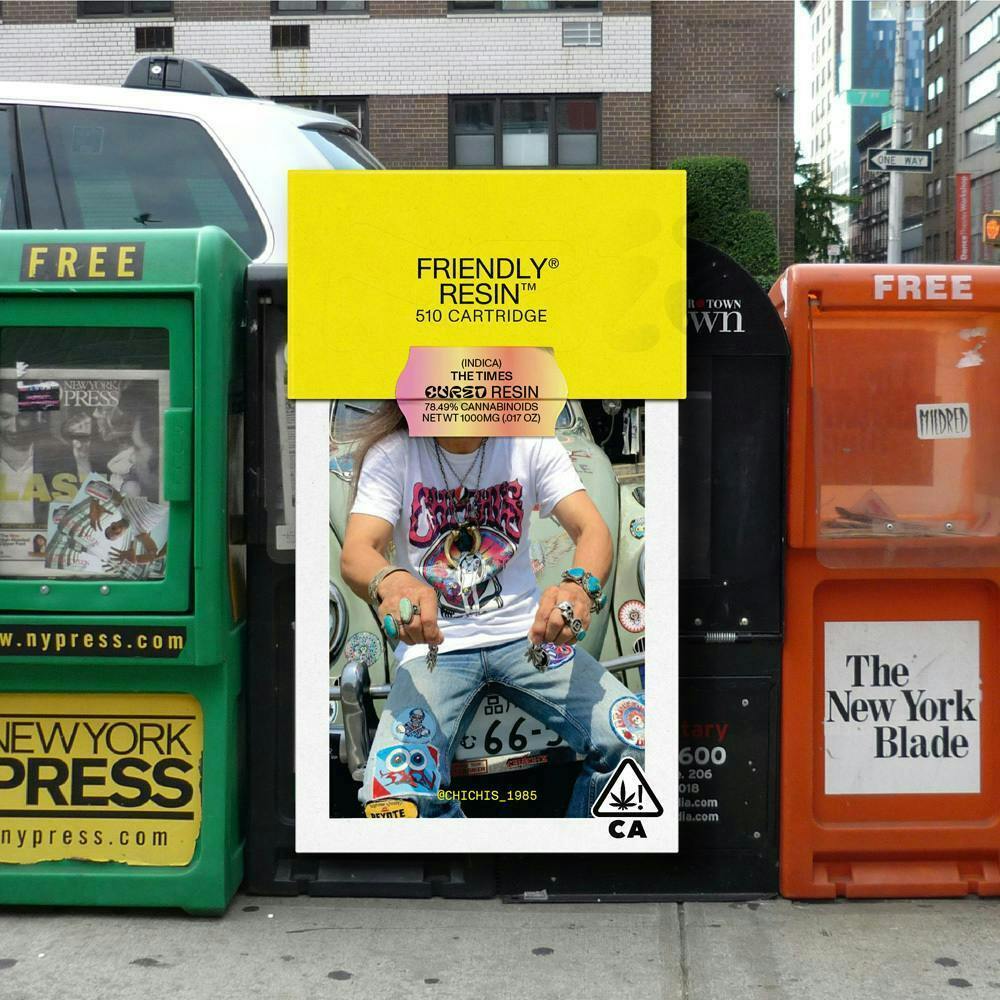 Friendly Brand - Friendly Brand | The Times | Cured Resin Cartridge | 1g - 1