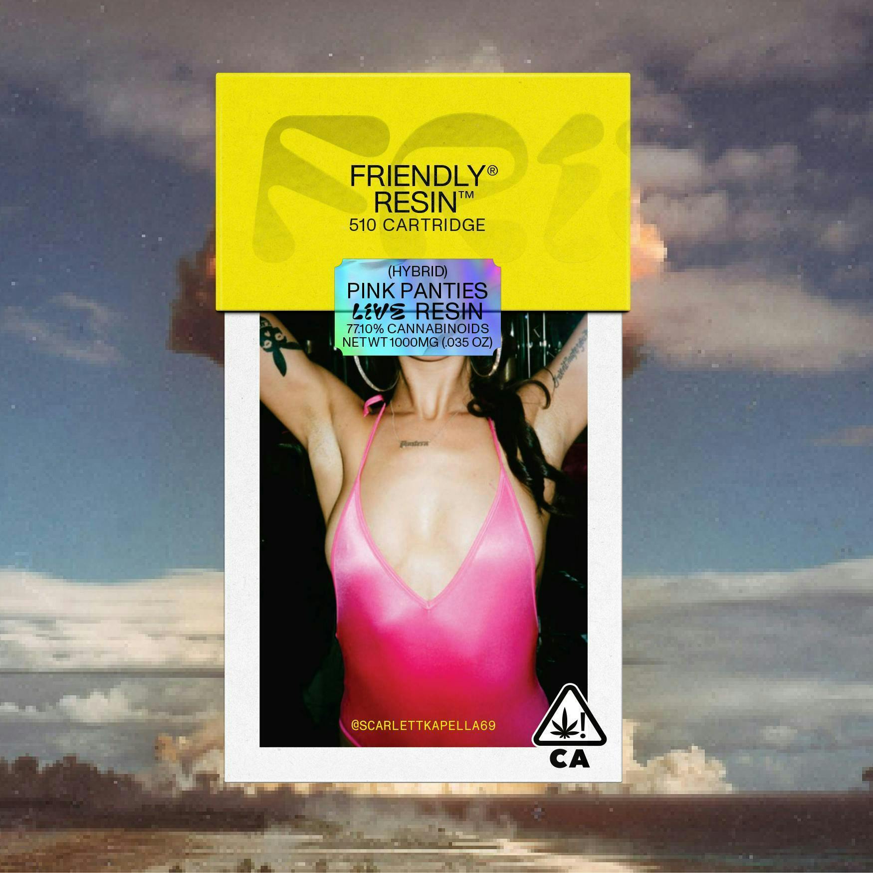 Friendly Brand - Friendly Brand | Pink Panties | Cured Resin Cartridge | 1g - 1