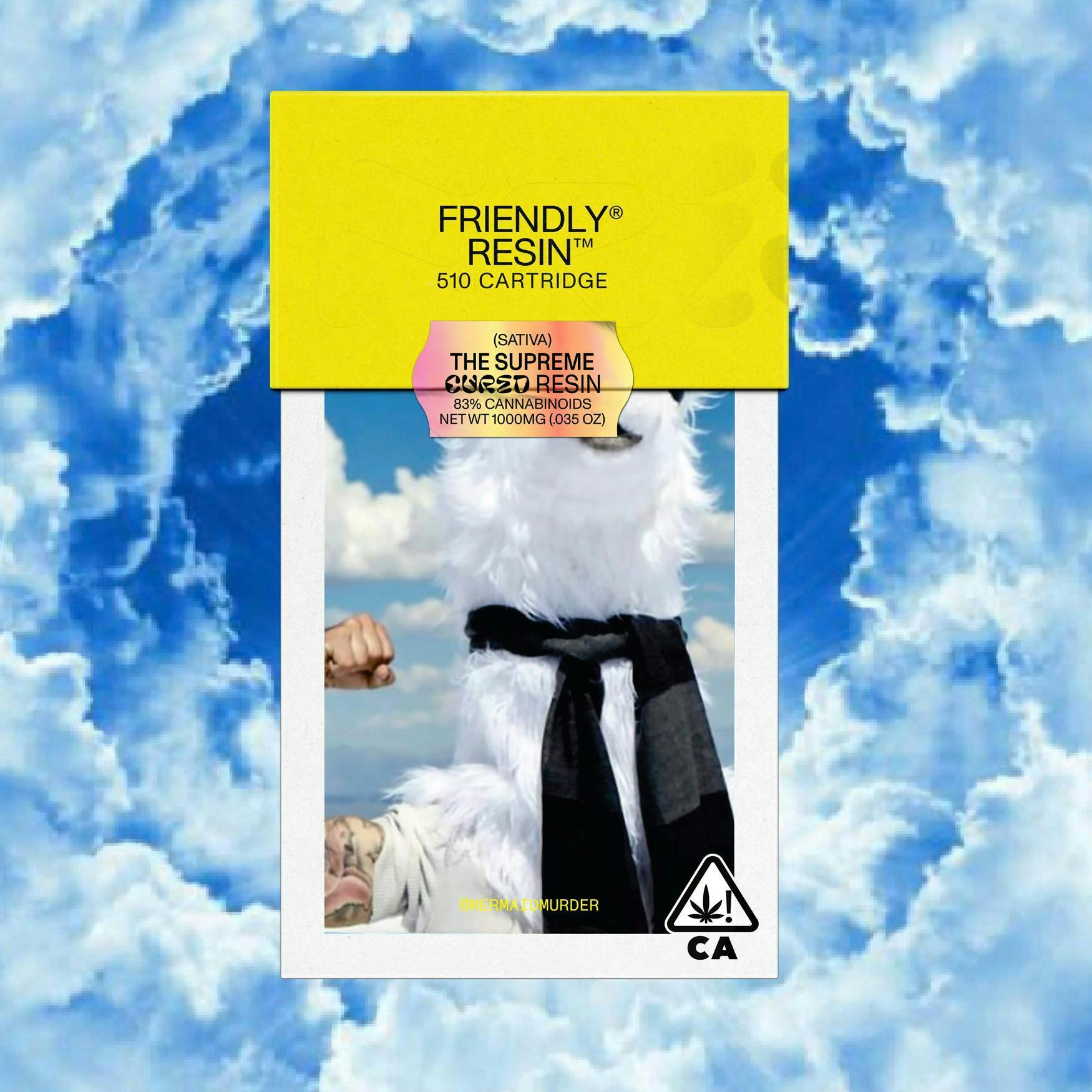 Friendly Brand - Friendly Brand | The Supreme | Cured Resin Cartridge | 1g - 1