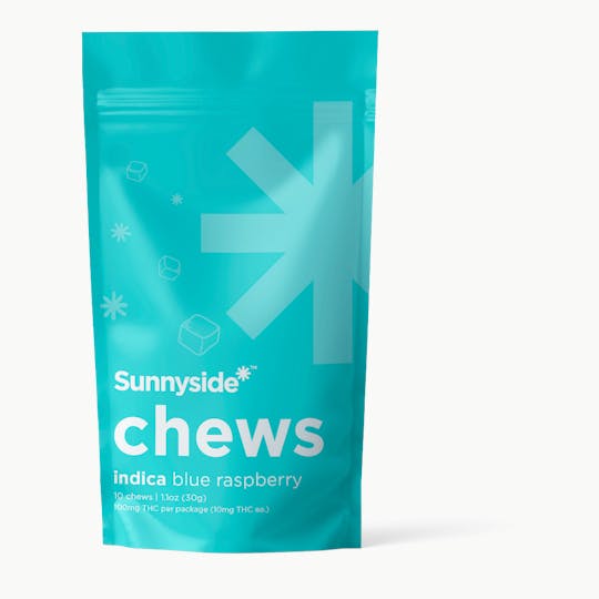 Sunnyside* - Sunnyside* Chews Blue Raspberry 100mg - 1