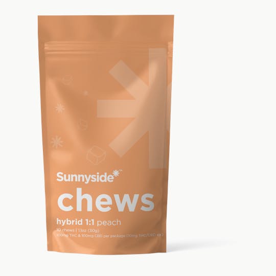 Sunnyside* - Sunnyside* Chews 1:1 Peach 100mg - 1