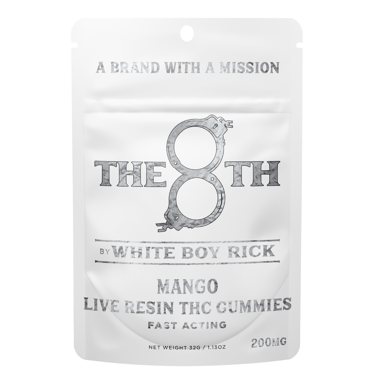 The 8th by White Boy Rick - MANGO FAST-ACTING LIVE RESIN GUMMIES 200MG - 1