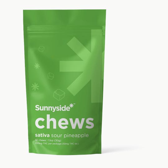 Sunnyside* - Sunnyside* Chews Sour Pineaple 100mg - 1