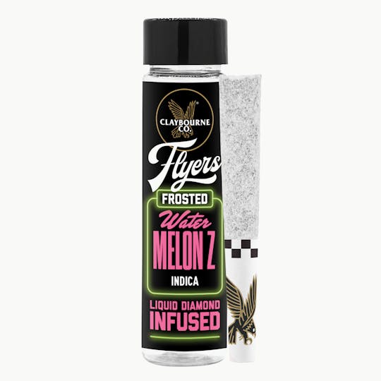 Claybourne Co. - Watermelon Z (1g) - Diamond Frosted Flyers Pre-Rolls - 1