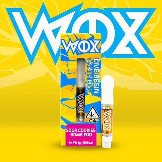 WOX - Sour Cookies Bomb Foo Live Resin Cartridge - 1