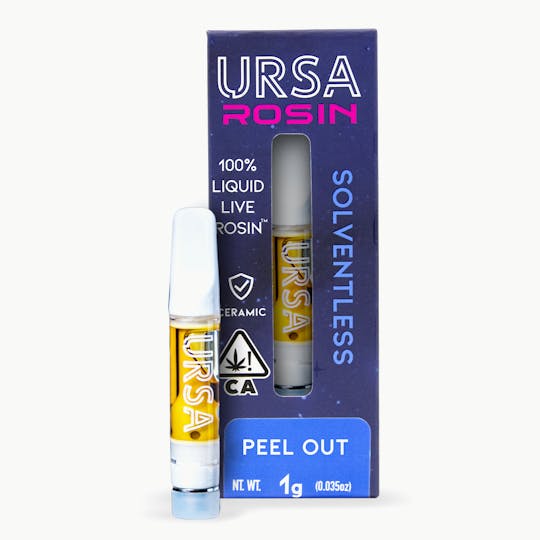 URSA Extracts - Peel Out 1g Live Rosin Cartridge - 1