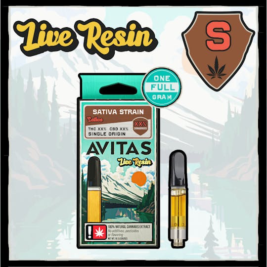 Avitas - Banana Cakes Live Resin Cartridge 1g - 1