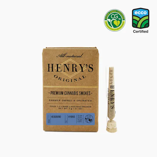Henry's Original - Henry's Original | Headband | Joints | 0.5g each | 4pk - 1
