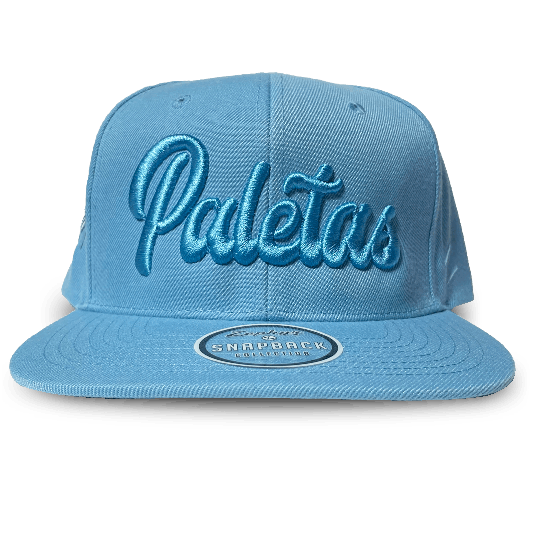 Paletas - Paletas: Light Blue- Snapback Hat (Wordmark) - 1