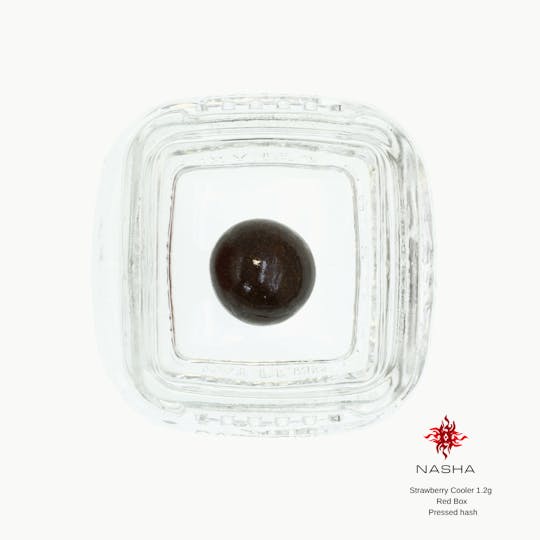 NASHA - Strawberry Cooler 1.2g Red Pressed Hash (Sabertooth) - 1