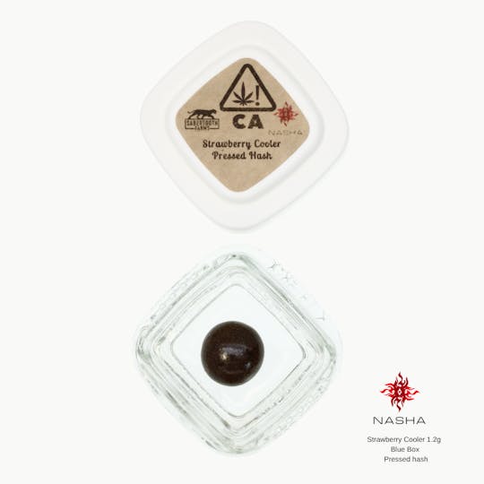 NASHA - Strawberry Cooler 1.2g Blue Pressed Hash (Sabertooth) - 1