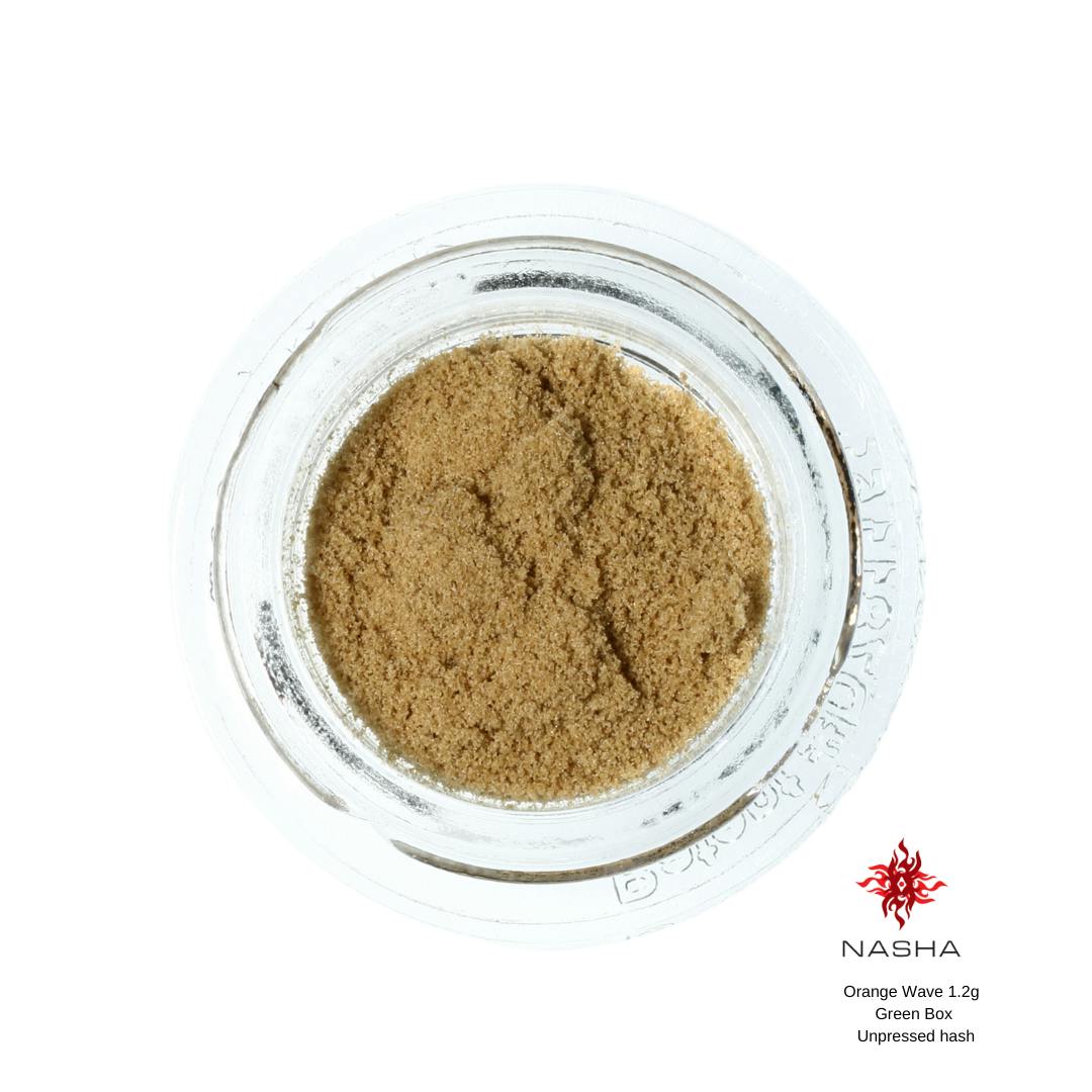 NASHA - Orange Wave 1.2g Green Unpressed Hash (Alpenglow) - 1