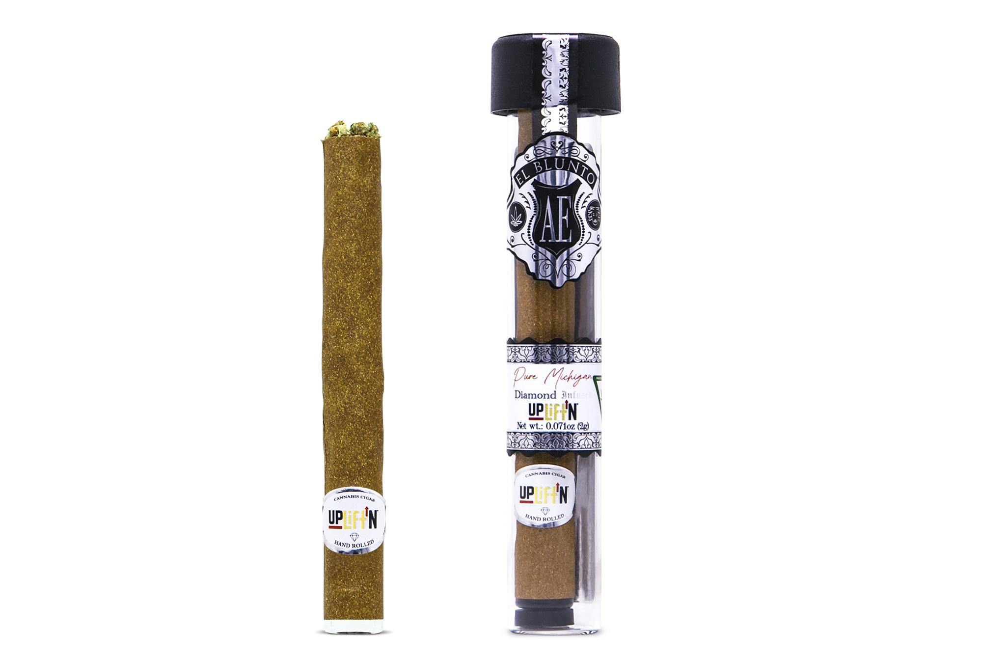 El Blunto by Albert Einstone's - El Blunto x Uplift'N - Pure Michigan - Diamond Infused 2G [Blunt] - 1