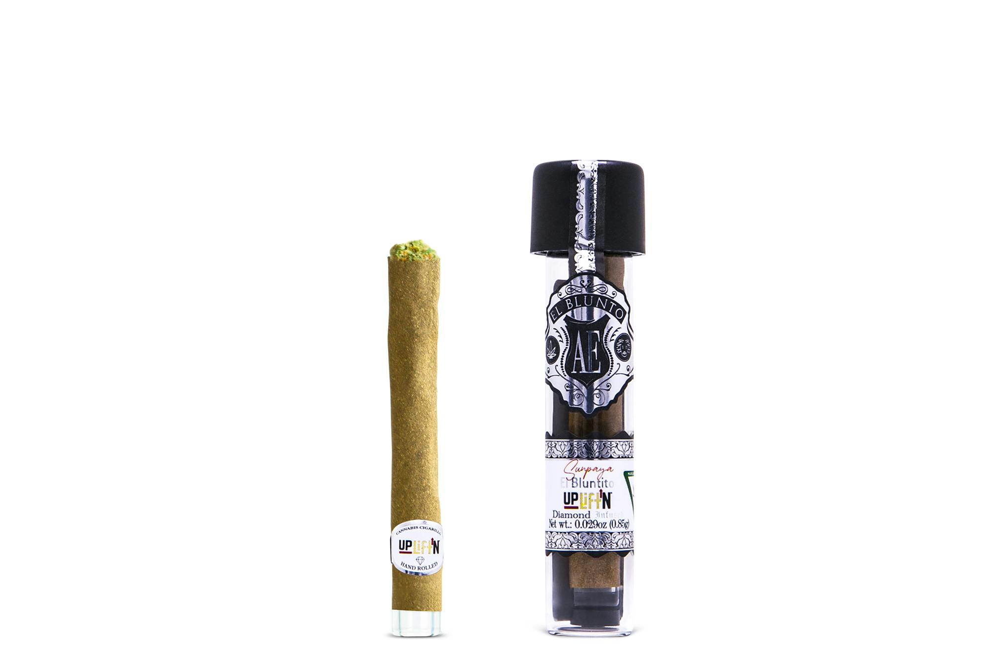 El Blunto by Albert Einstone's - El Bluntito x Uplift'N- Sunpaya -Diamond Infused-.85G Cigarillo[Mini Blunt] - 1