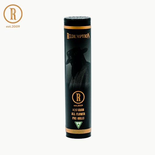 Redemption - Gooberry whole-flower Preroll 3 Pack - 1