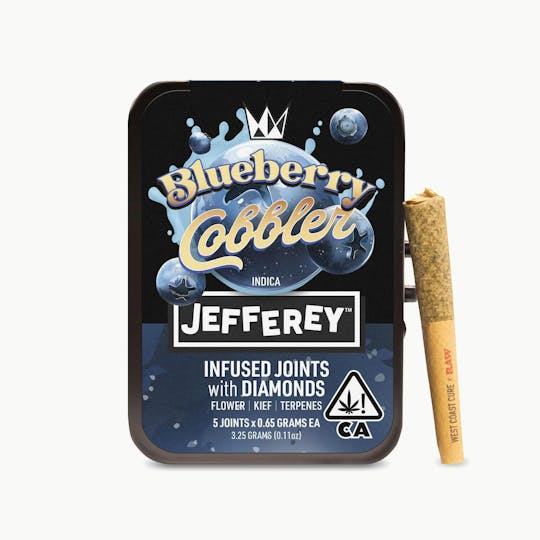West Coast Cure - Blueberry Cobbler - Jefferey Infused Joint .65g 5 Pack - 1