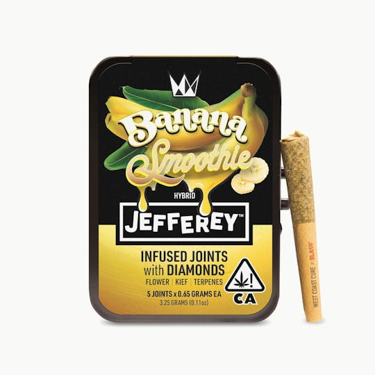 West Coast Cure - Banana Smoothie - Jefferey Infused Joint .65g 5 Pack - 1