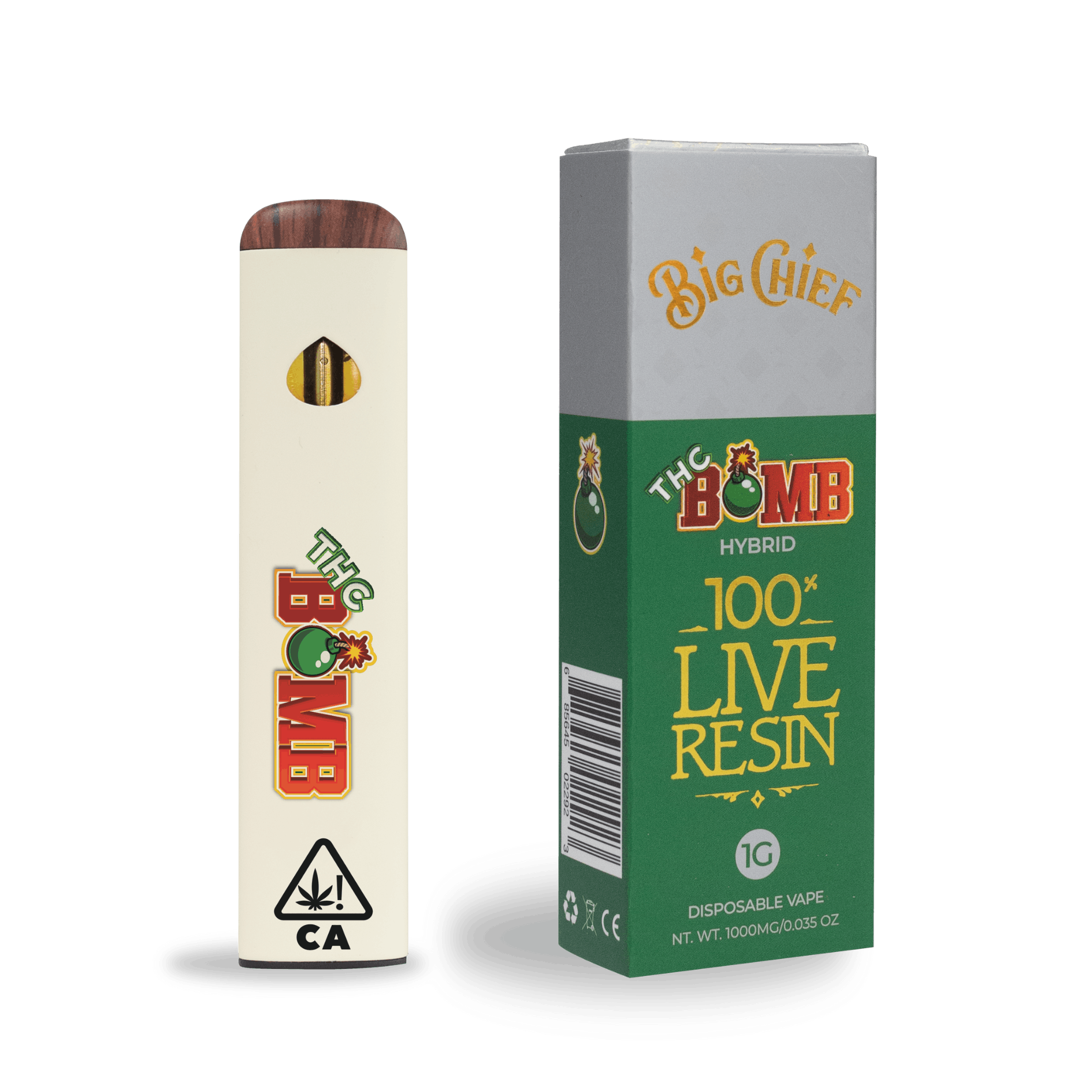 Big Chief - Big Chief | THC Bomb | Live Resin Disposable | 1g - 1