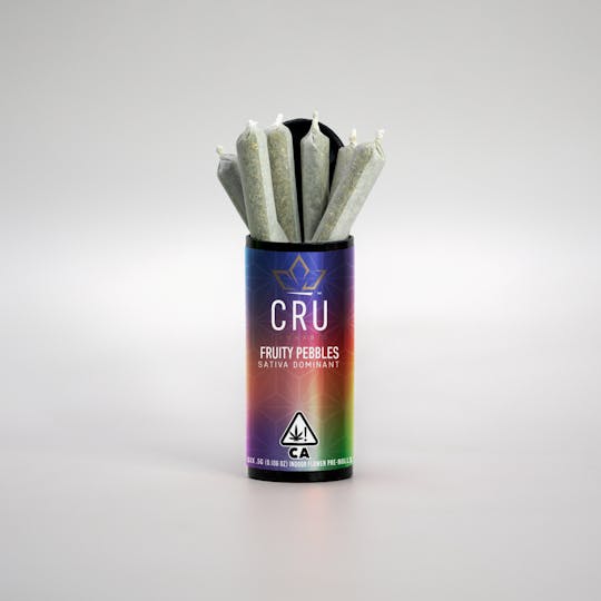 CRU Cannabis - Fruity Pebbles (0.5G Pre-Roll 6 pack) - 1