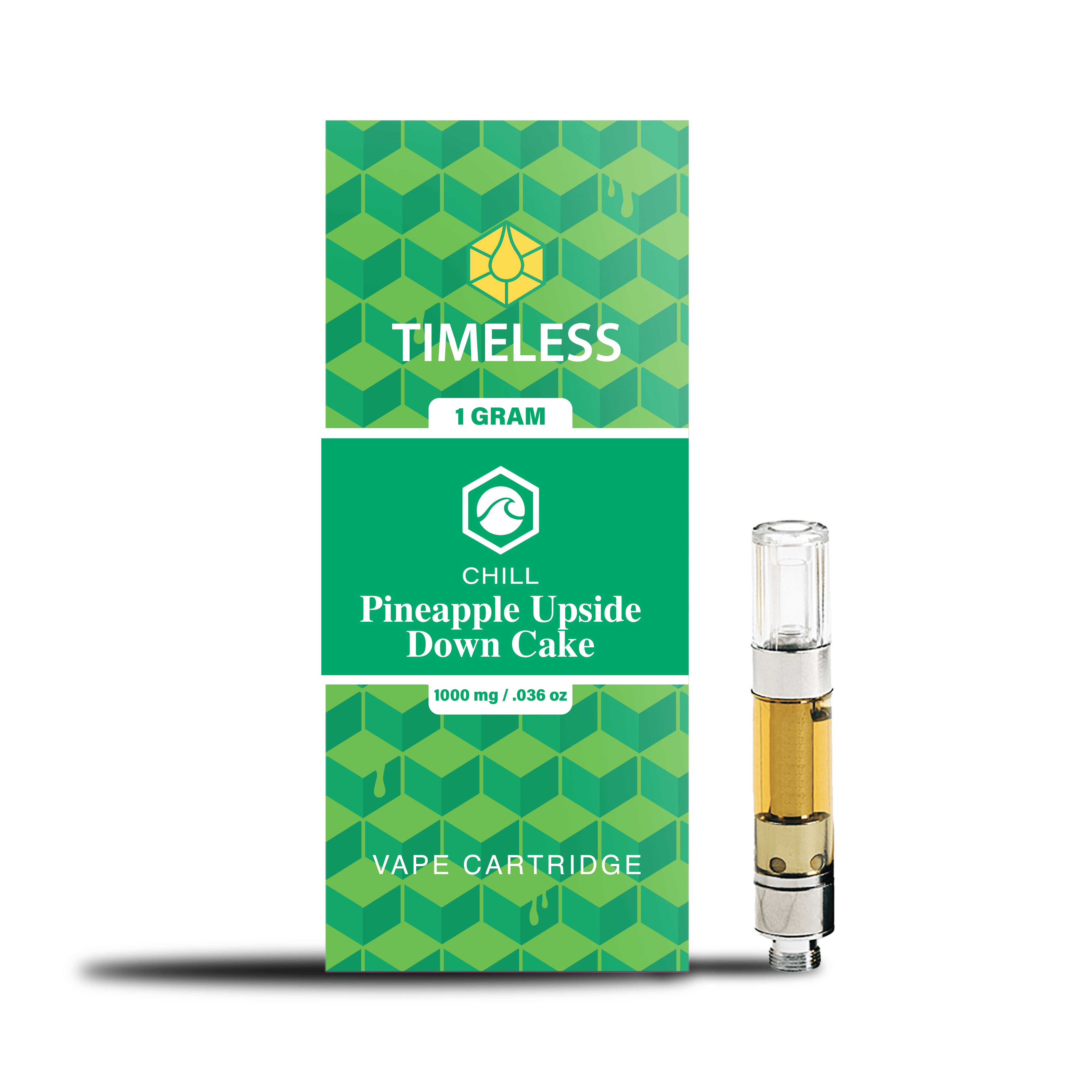 Timeless Vapes - Pineapple Upside Down Cake | CHILL Cartridge | 1g - 1