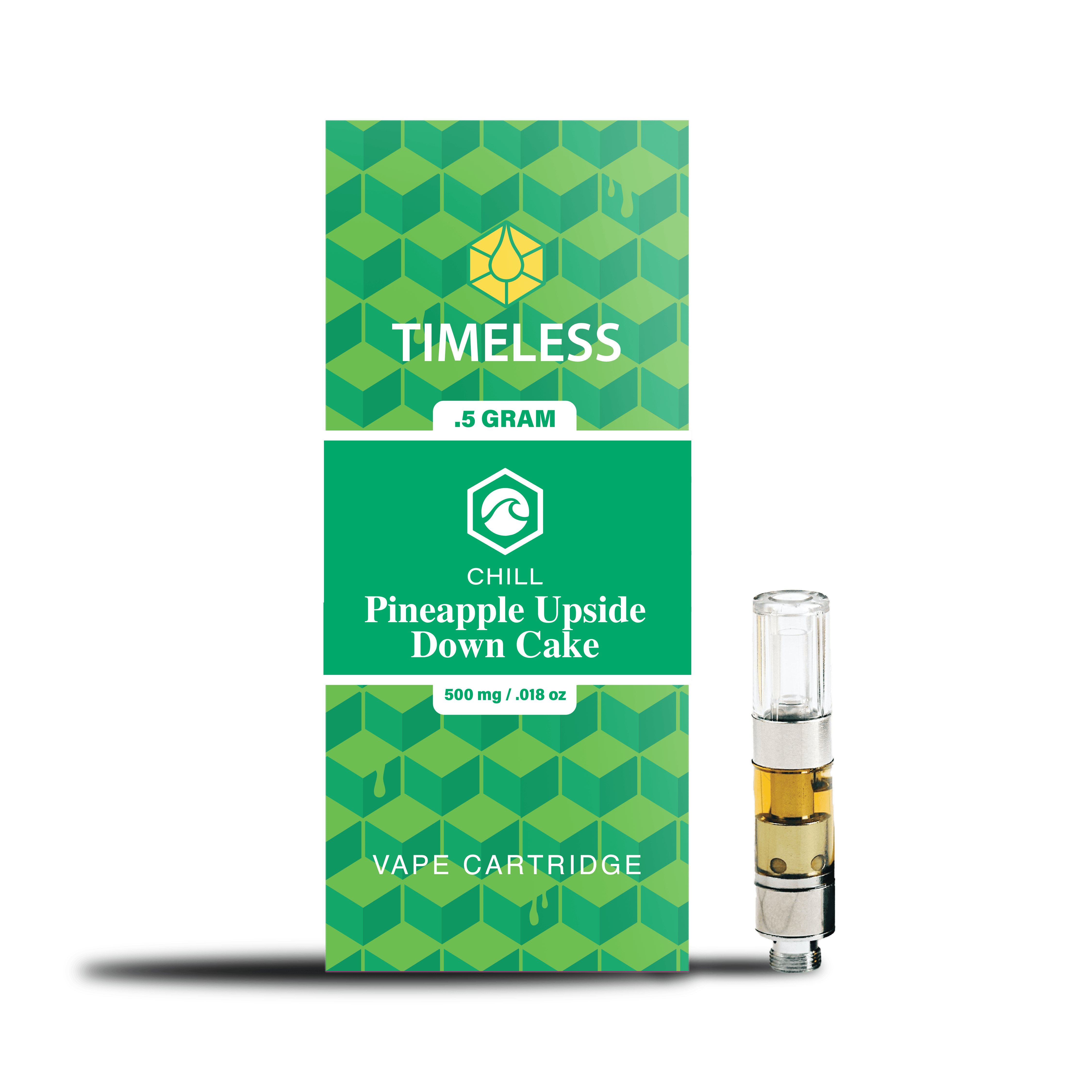 Timeless Vapes - Pineapple Upside Down Cake | CHILL Cartridge | 0.5g - 1