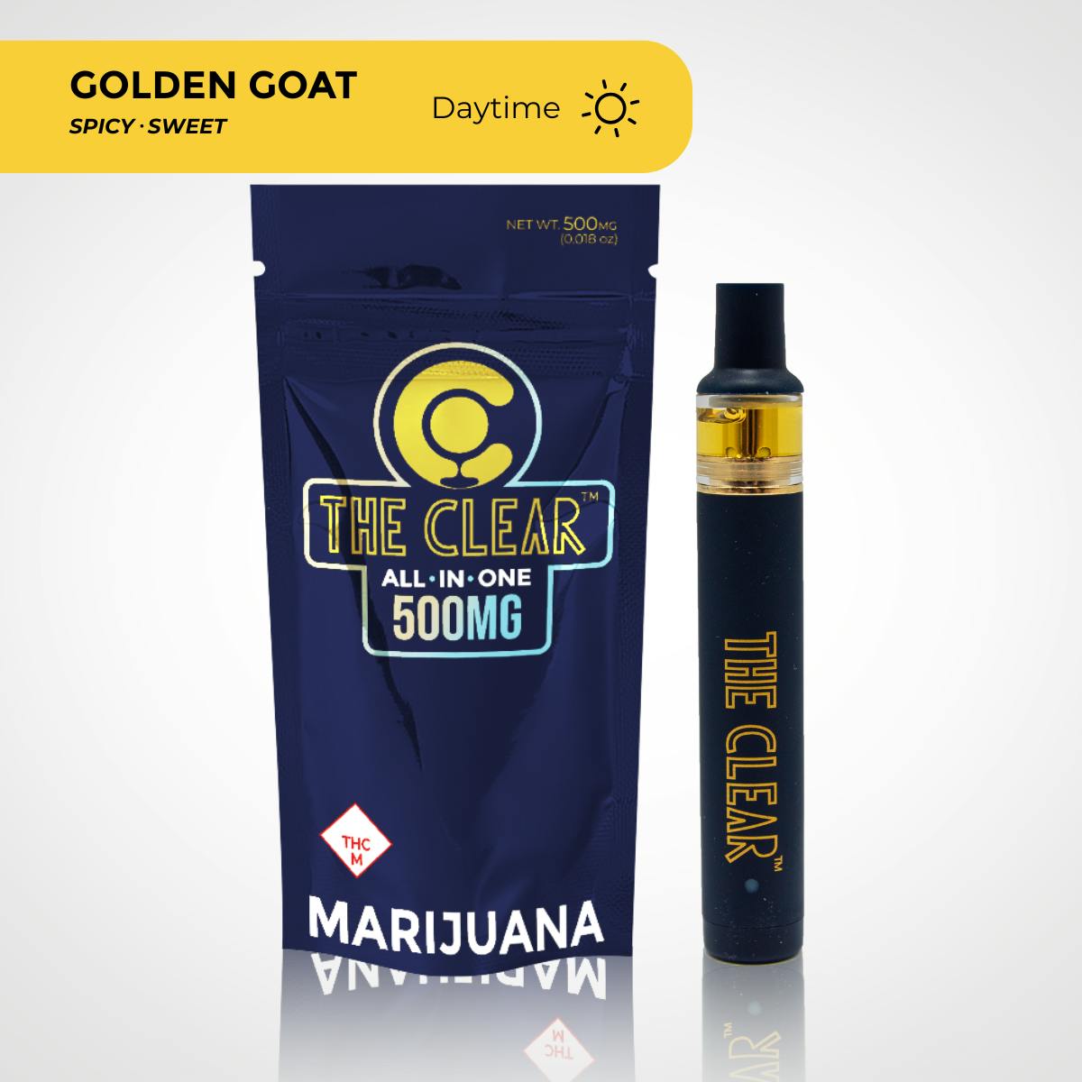 CLEAR Brands - Elite All-In-One 500mg | Golden Goat - 1