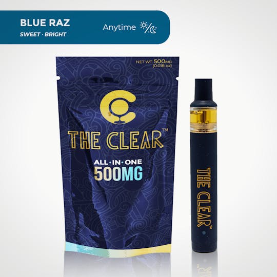 CLEAR Brands - The CLEAR Original All-in-One 500mg | Blue Raz - 1