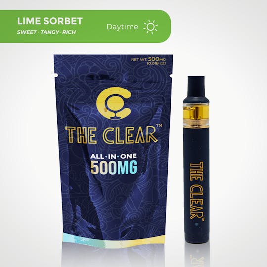 CLEAR Brands - The CLEAR Original All-in-One 500mg | Lime Sorbet - 1
