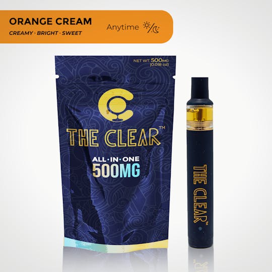CLEAR Brands - The CLEAR Original All-in-One 500mg | Orange Cream - 1