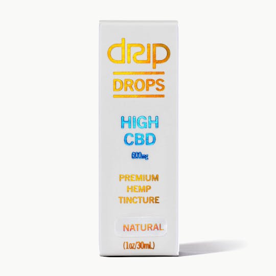 Drip - DRIP DROPS 600mg - High CBD - Natural - 1